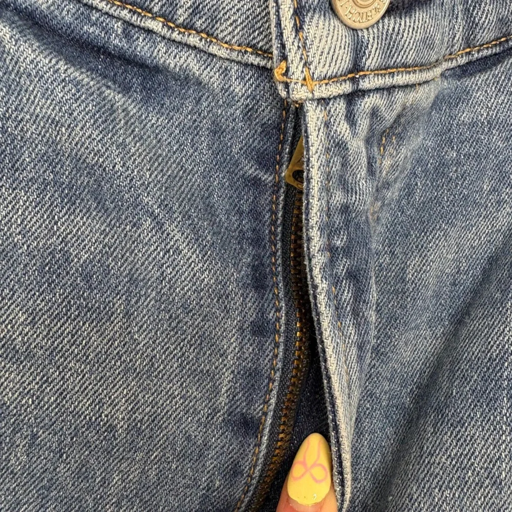 Abercrombie & Fitch Curve Love 90s Straight Ultra High Rise Jeans Blue 29 8R - Picture 5 of 9
